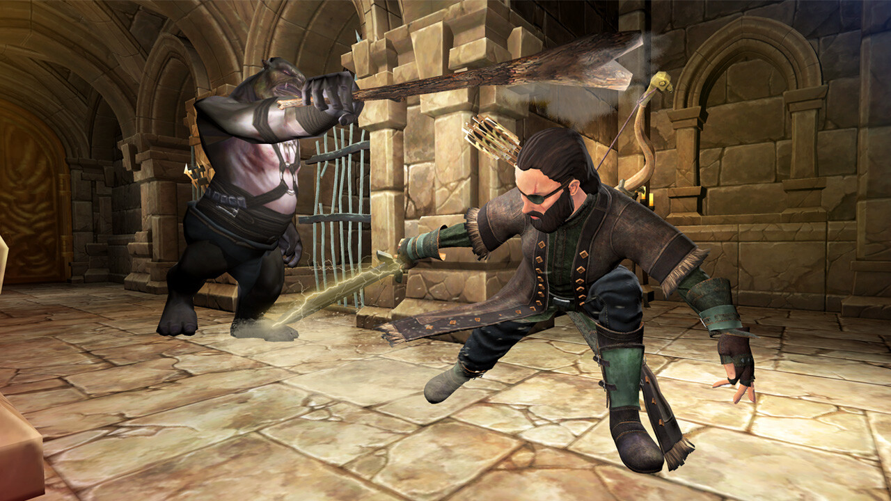 #5. Outcasts of Dungeon:Epic Magic World Fight Rogue Game Simulator (Steam) 由: Midnight Games