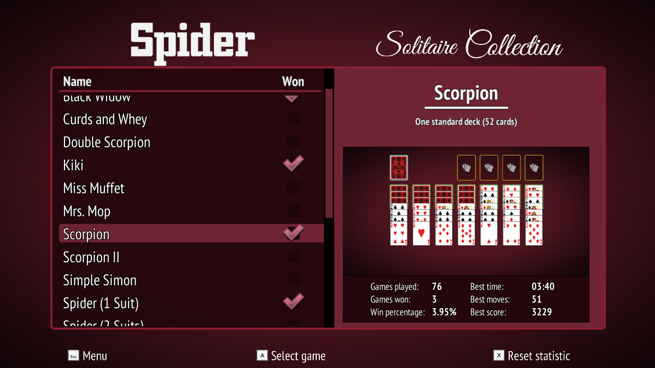 Spider Solitaire Collection