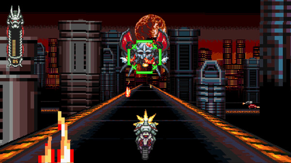 Screenshot z Vengeful Guardian: Moonrider