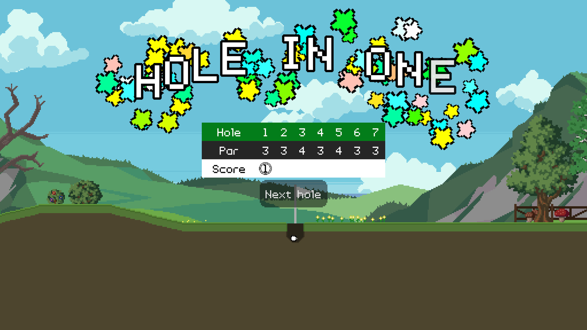 Retro Golf Mania screenshot screenshot 1