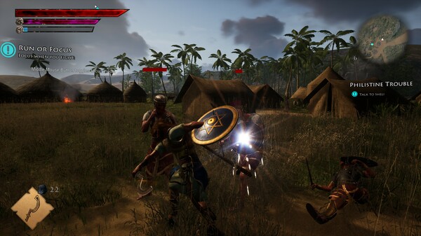 Screenshot z The Anointed: David Saves Keilah