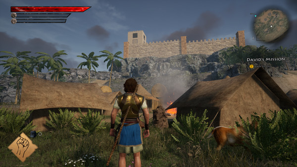 Screenshot z The Anointed: David Saves Keilah