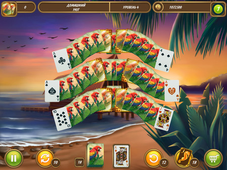 Screenshot z Solitaire Beach Season A Vacation Time