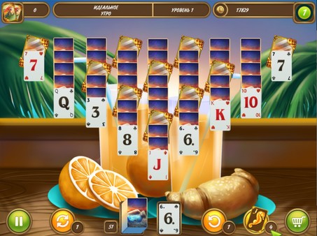 Screenshot z Solitaire Beach Season A Vacation Time