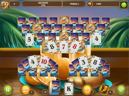 Screenshot z Solitaire Beach Season A Vacation Time