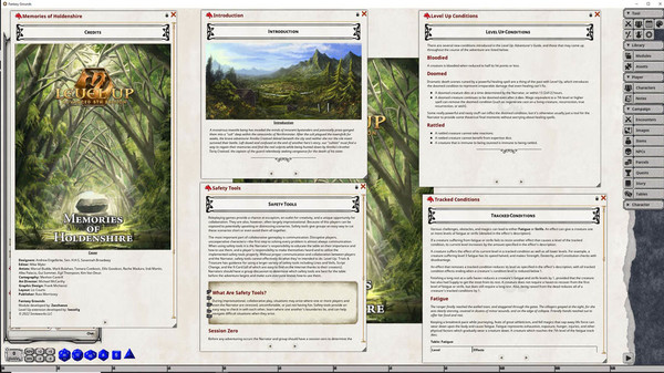 Fantasy Grounds - Level Up Memories of Holdenshire
