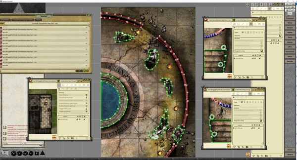 Fantasy Grounds - Pathfinder RPG - GameMastery Map Pack: Lairs