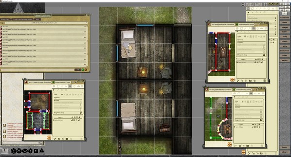 Fantasy Grounds - Pathfinder RPG - GameMastery Map Pack: Lairs