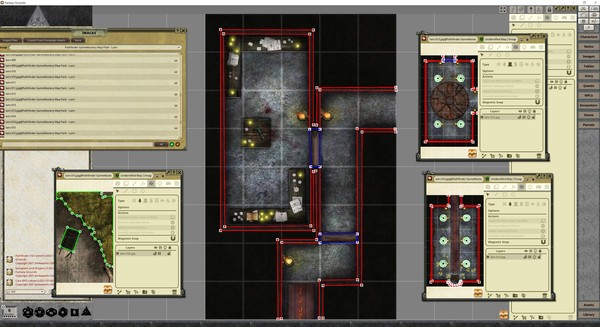 Fantasy Grounds - Pathfinder RPG - GameMastery Map Pack: Lairs