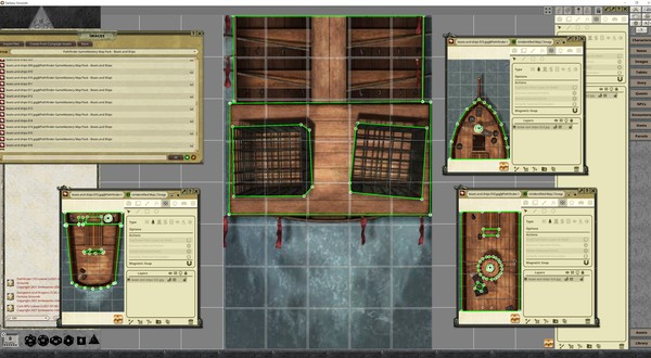 Fantasy Grounds - Pathfinder RPG - GameMastery Map Pack Boats and Ships