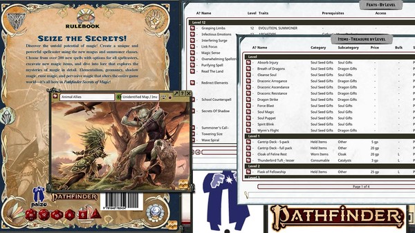 Fantasy Grounds - Pathfinder 2 RPG - Pathfinder Secrets of Magic screenshot 7