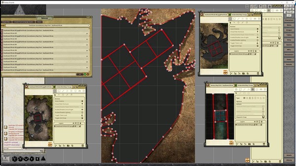 Fantasy Grounds - Pathfinder RPG - GameMastery Map Pack Swallowed Whole