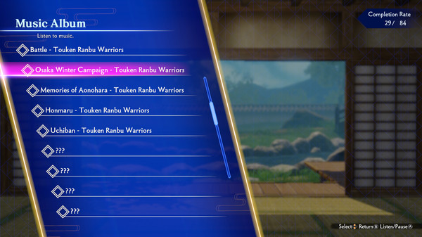 Touken Ranbu Warriors - Additional Music 5-piece Set