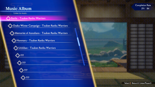 Touken Ranbu Warriors - Additional Music 5-piece Set