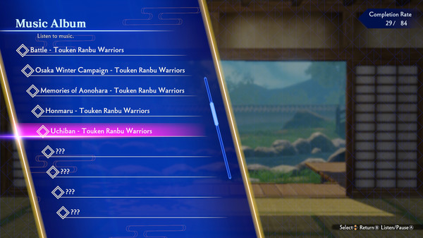 Touken Ranbu Warriors - Additional Music 5-piece Set