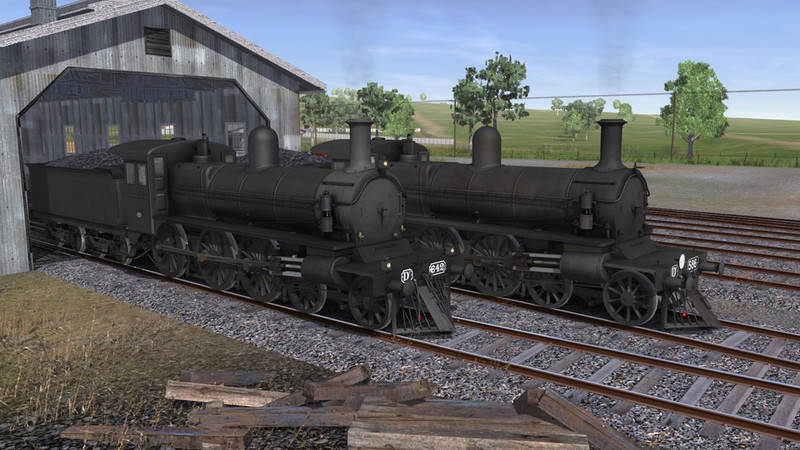 Trainz Plus DLC - Victorian Railways D1 Class (Type 4 - Newport) Black Featured Screenshot #1