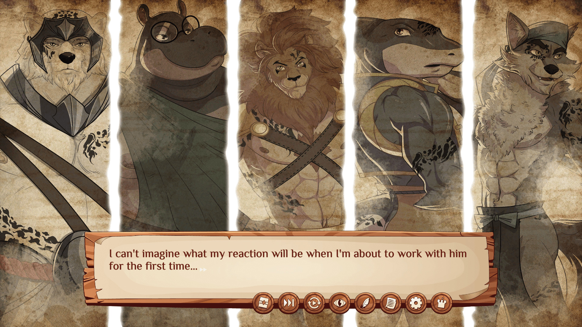 Burrow of the Fallen Bear: A Gay Furry Visual Novel screenshot #7