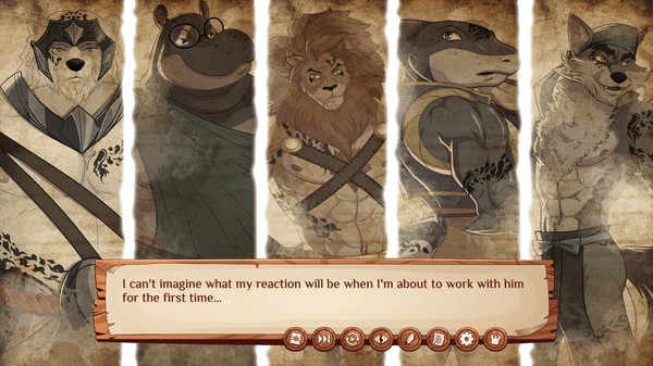 Burrow of the Fallen Bear: A Gay Furry Visual Novel screenshot 7