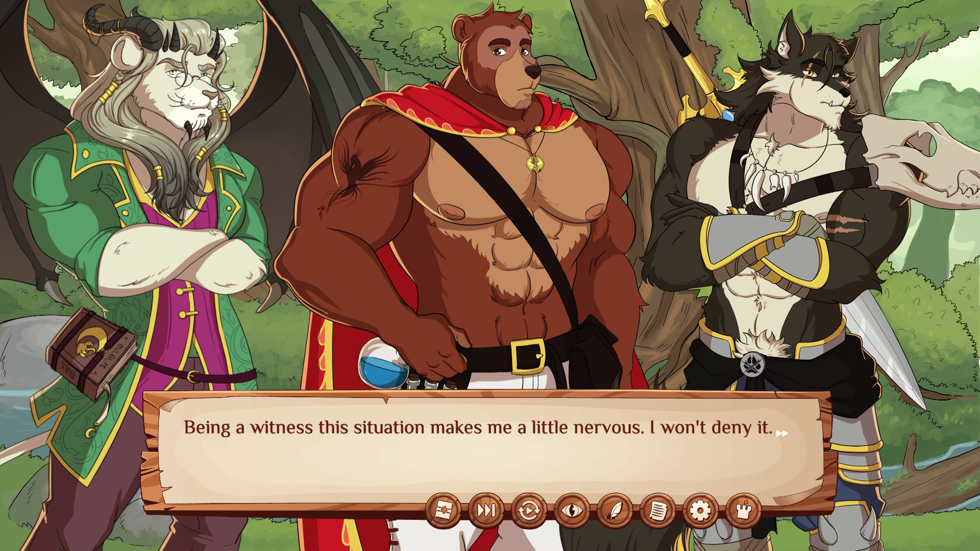 Burrow of the Fallen Bear: A Gay Furry Visual Novel