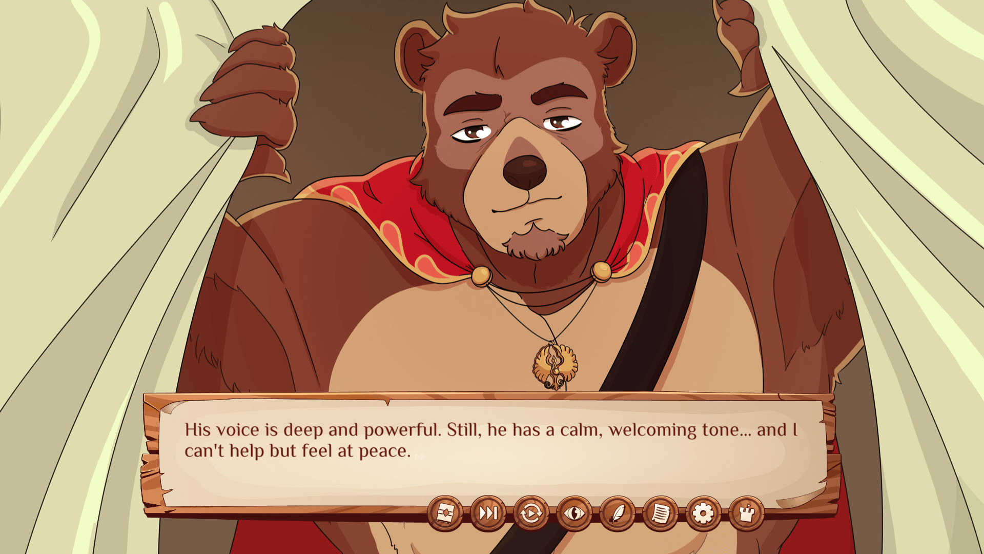 Burrow of the Fallen Bear: A Gay Furry Visual Novel screenshot #11