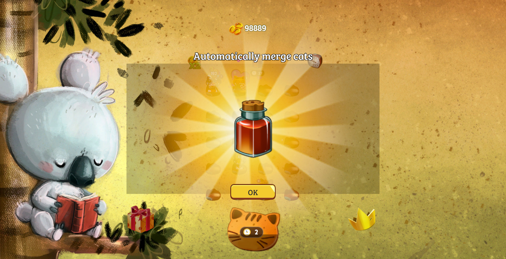 #2. Merge Cats - Idle Game (Steam) 由: Boogygames Studios