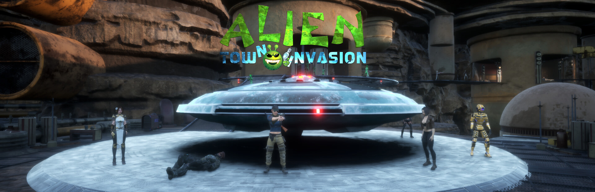 Alien Town Invasion