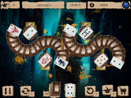 Mystery Solitaire. The Black Raven 3 screenshot 1
