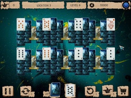 Mystery Solitaire. The Black Raven 3 screenshot 4