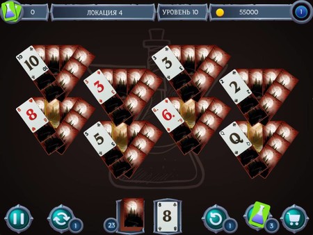 Screenshot z Mystery Solitaire. Powerful Alchemist 3