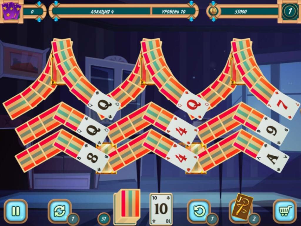 Скриншот игры Sweet Solitaire. School Witch 3 - 4
