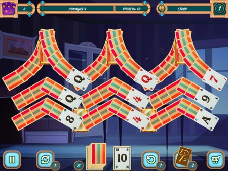 Screenshot z Sweet Solitaire. School Witch 3