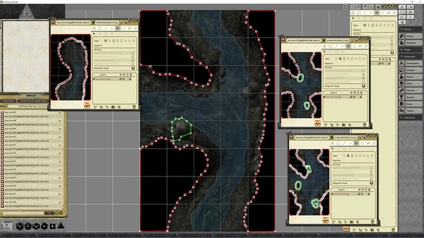 Fantasy Grounds - Pathfinder RPG - Map Pack - Sea Caves