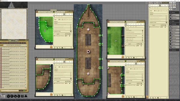 Fantasy Grounds - Pathfinder RPG - Map Pack - Boarding Actions