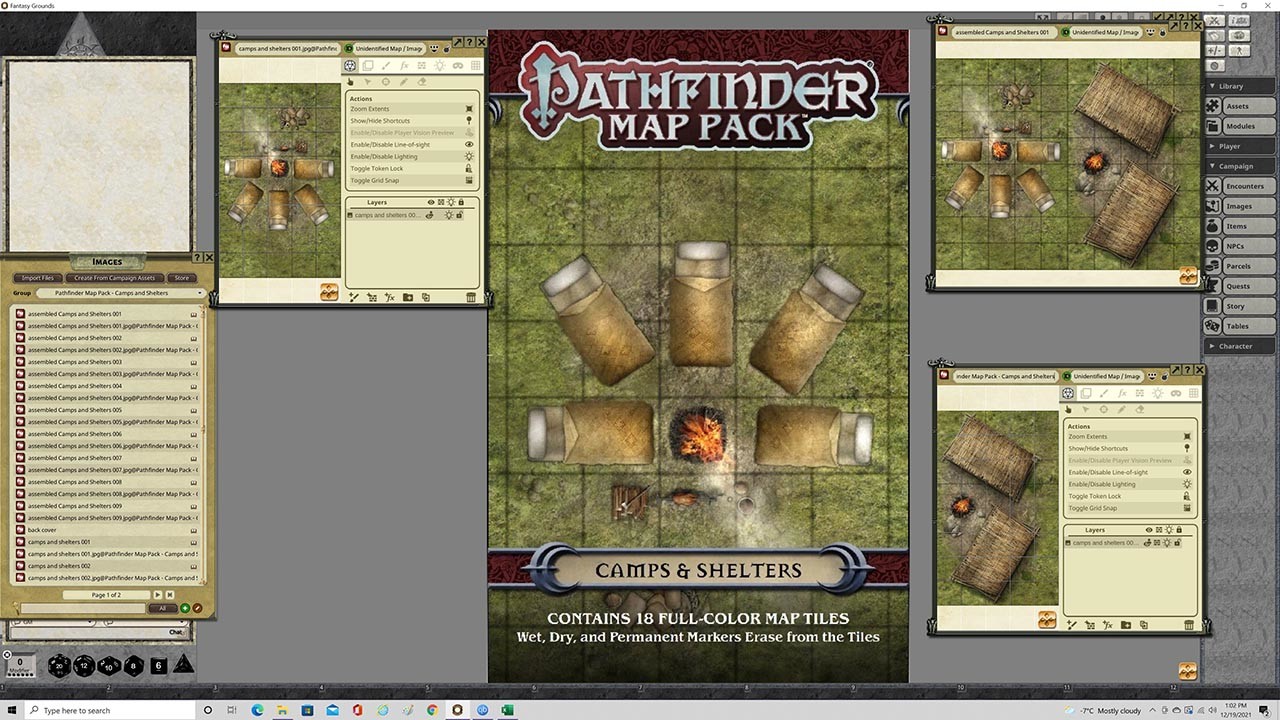 Fantasy Grounds - Pathfinder RPG - Map Pack - Camps And Shelters в Steam