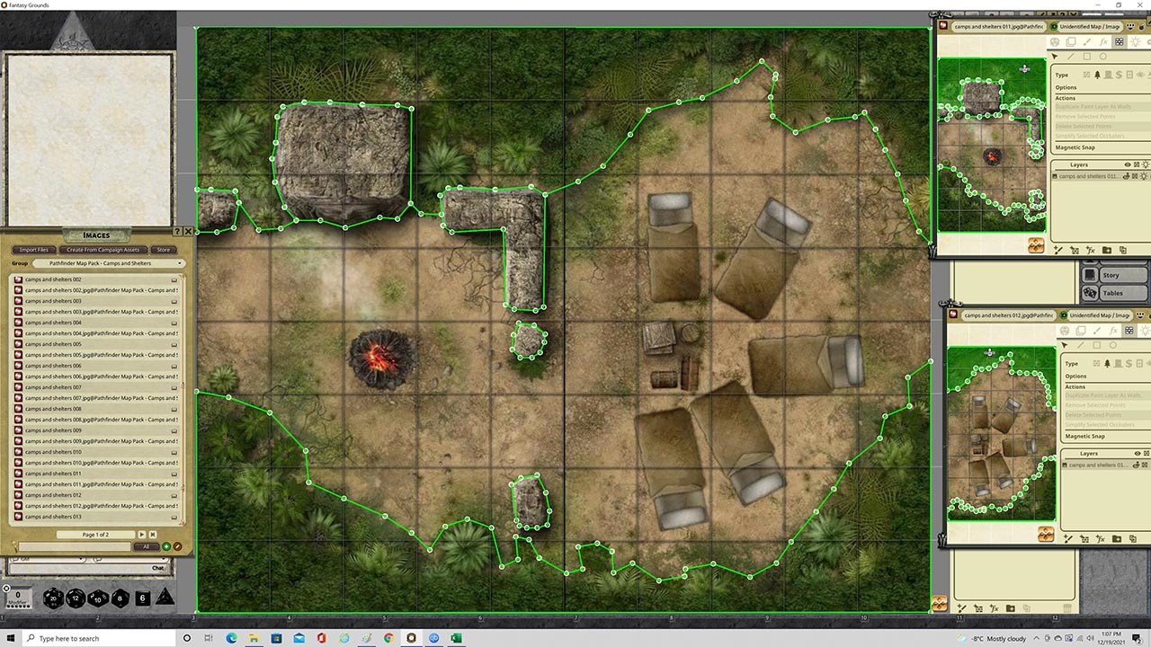 Fantasy Grounds - Pathfinder RPG - Map Pack - Camps And Sheltersのスクリーンショット 1