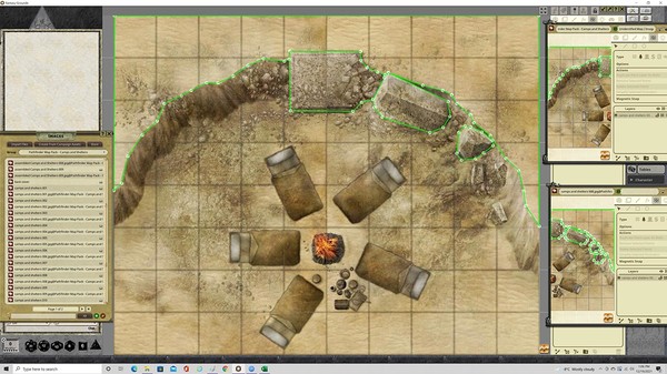 Fantasy Grounds - Pathfinder RPG - Map Pack - Camps And Shelters