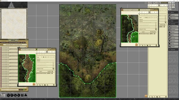 Fantasy Grounds - Pathfinder RPG - Map Pack - Forest Dangers