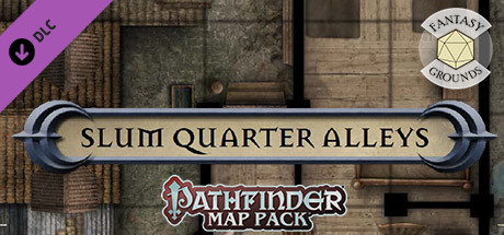 Fantasy Grounds - Pathfinder RPG - Map Pack - Slum Quarter Alleys Header Image