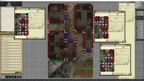 Fantasy Grounds - Pathfinder RPG - Map Pack - Slum Quarter Alleys