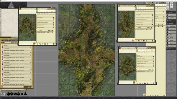 Fantasy Grounds - Pathfinder RPG - Map Pack - Marsh Trails