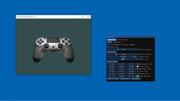 3D Controller Overlay