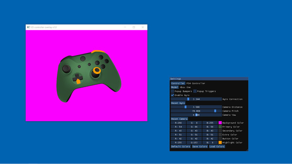 3D Controller Overlay