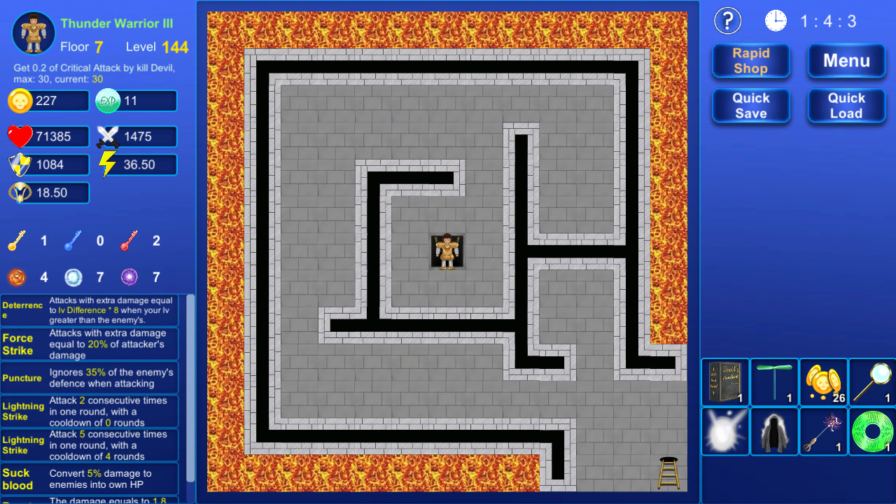 #4. Magic Tower (Destroy the Wormhole) (Steam) By: XU YANTAO