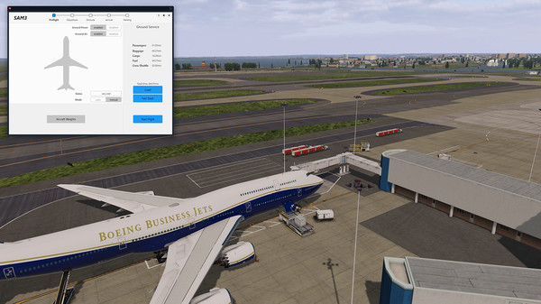 X-Plane 11 - Add-on: Aerosoft - SAM GroundService — скриншот 8
