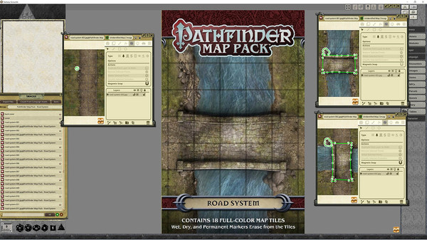 Fantasy Grounds - Pathfinder RPG - Map Pack: Road System