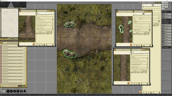 Fantasy Grounds - Pathfinder RPG - Map Pack: Road System