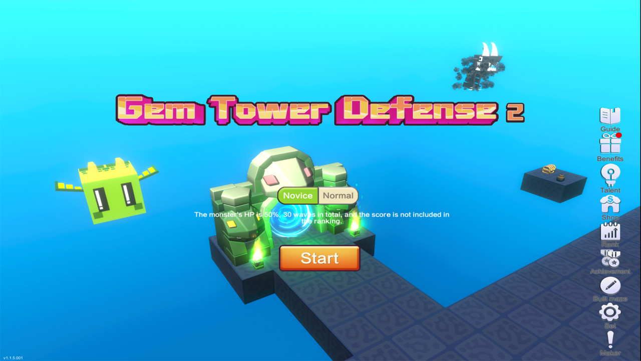 #1. Gem Tower Defense 2 (Steam) 由: Ranger Game