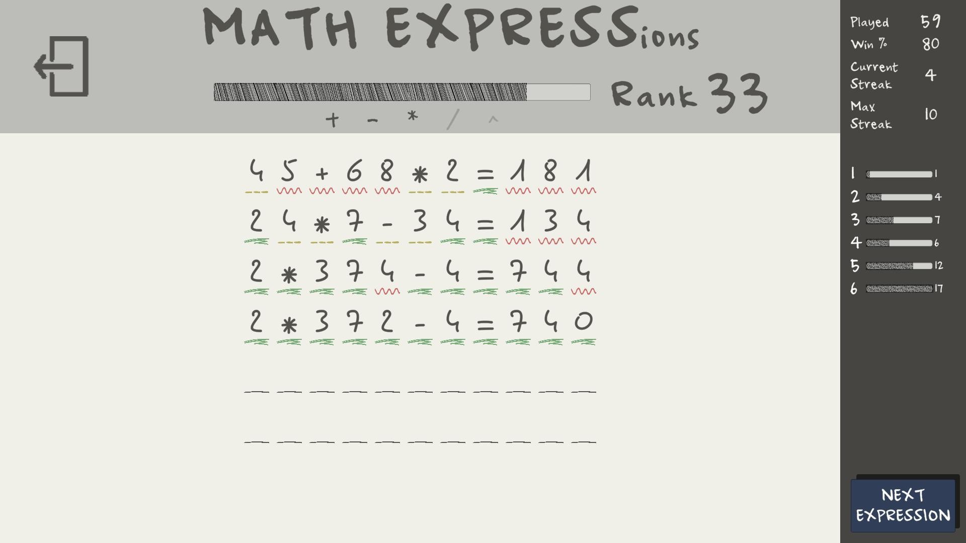 #3. MATH EXPRESSions (Steam) 由: Mandinga
