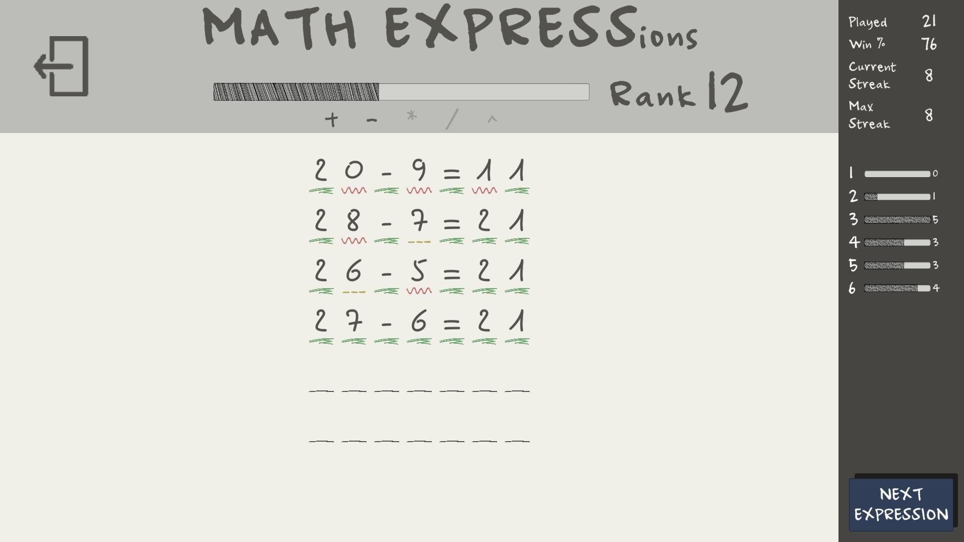 #2. MATH EXPRESSions (Steam) 由: Mandinga