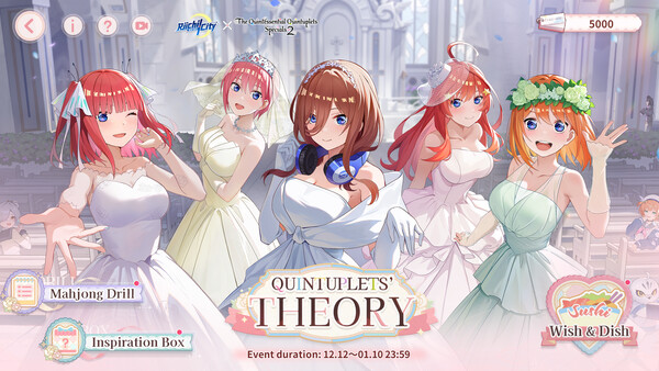 Riichi City × The Quintessential Quintuplets Specials 2